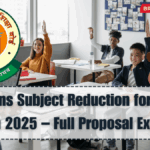 CBSE Plans Subject Reduction for Classes 9–12 in 2025 – Full Proposal Explained